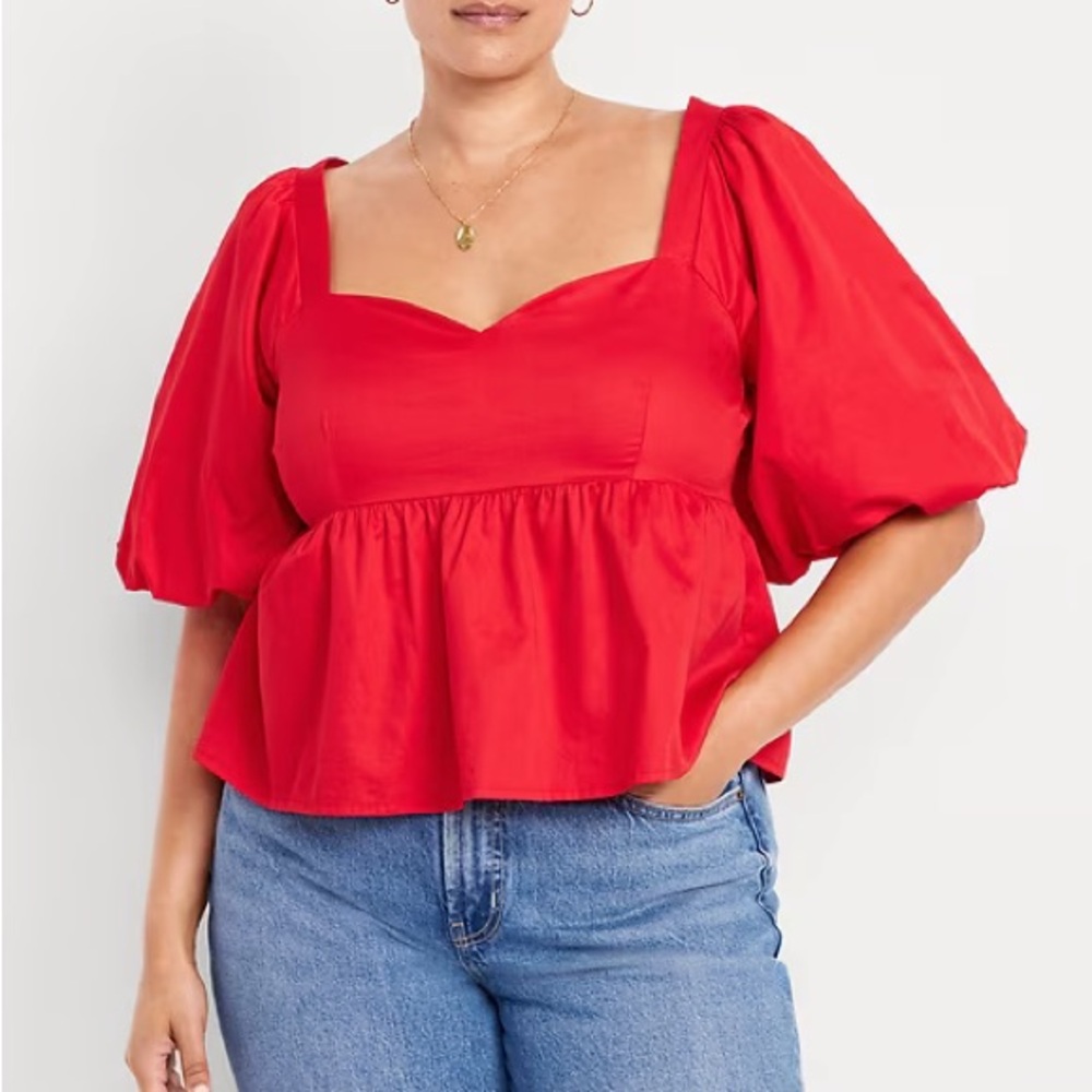 Womens plus Size red Top Size 3X